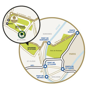 Plan accès golf de paris saint cloud